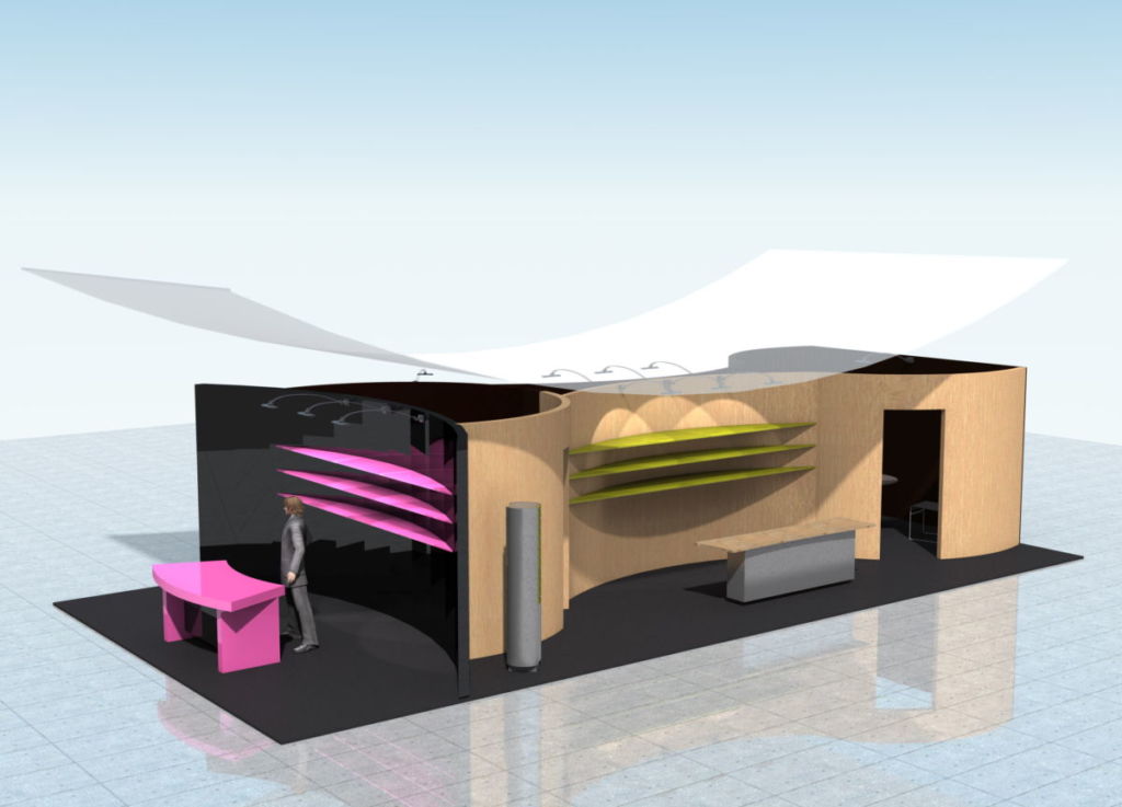 Agencement de stand sur mesures foire et exposition
