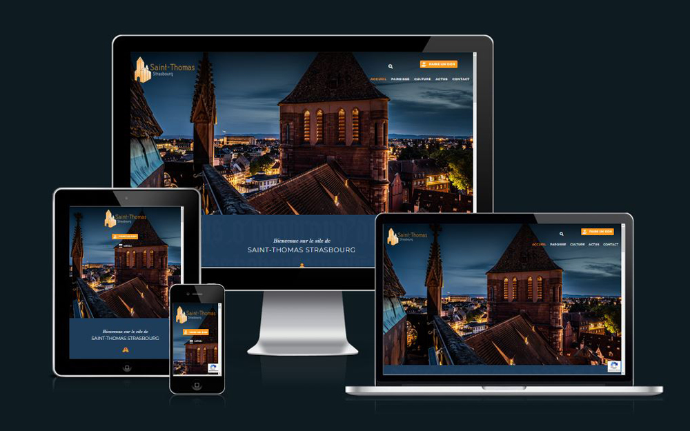 Création site Internet église Strasbourg