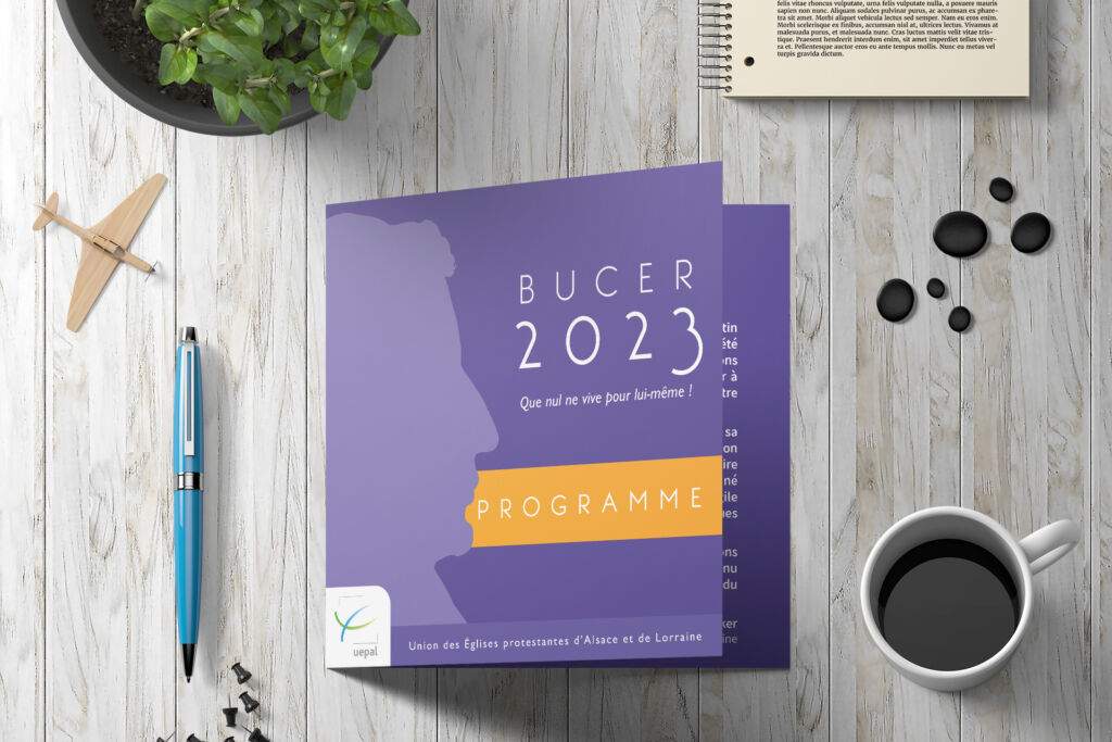 Mise en page brochure Bucer 2023