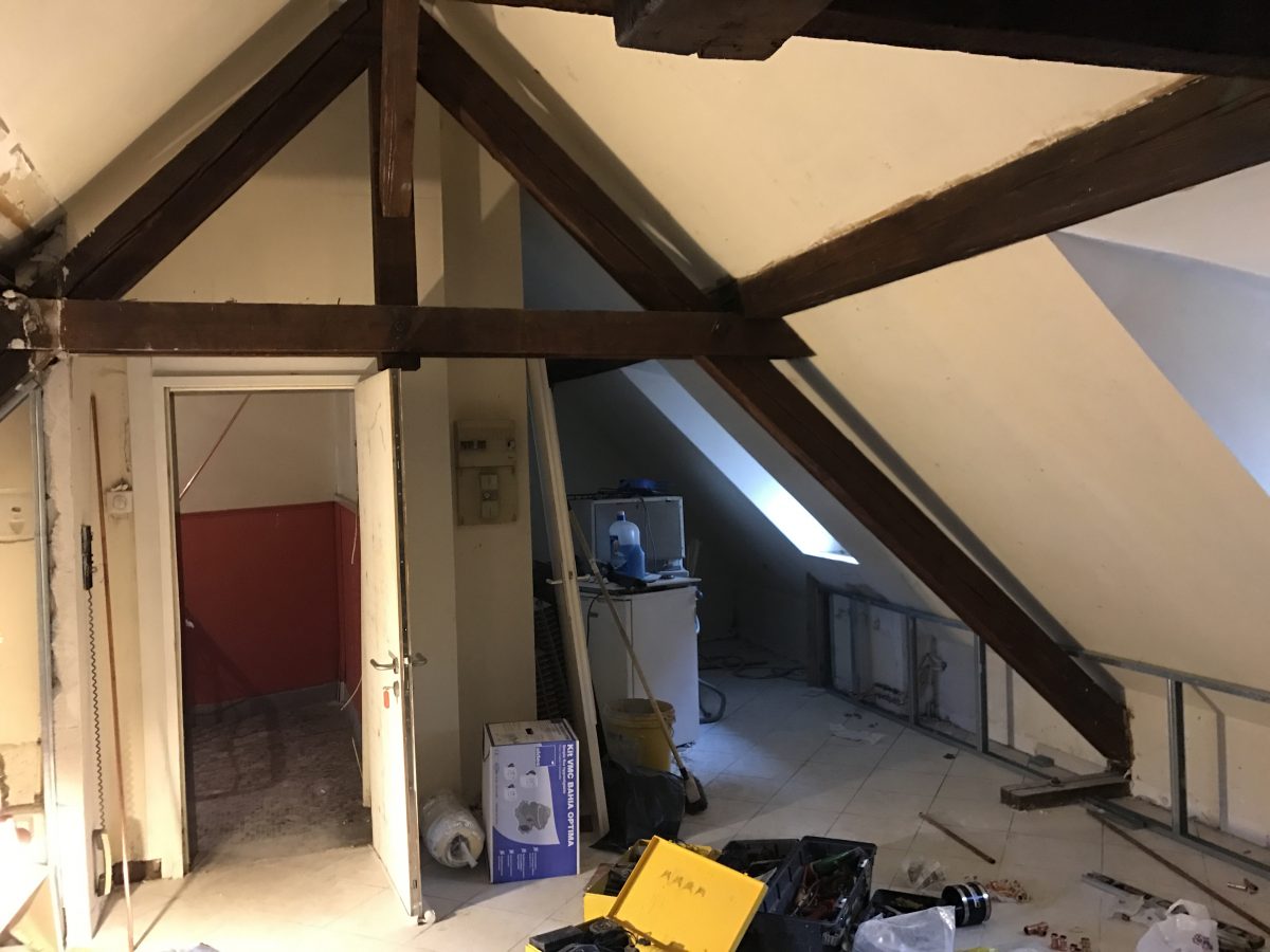 Rénovation appartement sous combles Strasbourg