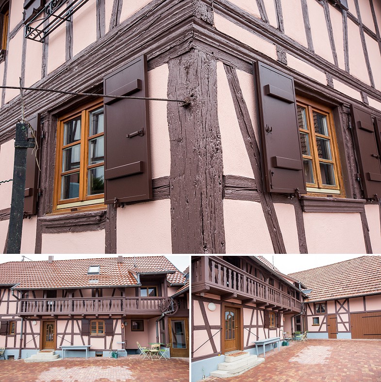 Rénovation maison alsacienne colombages