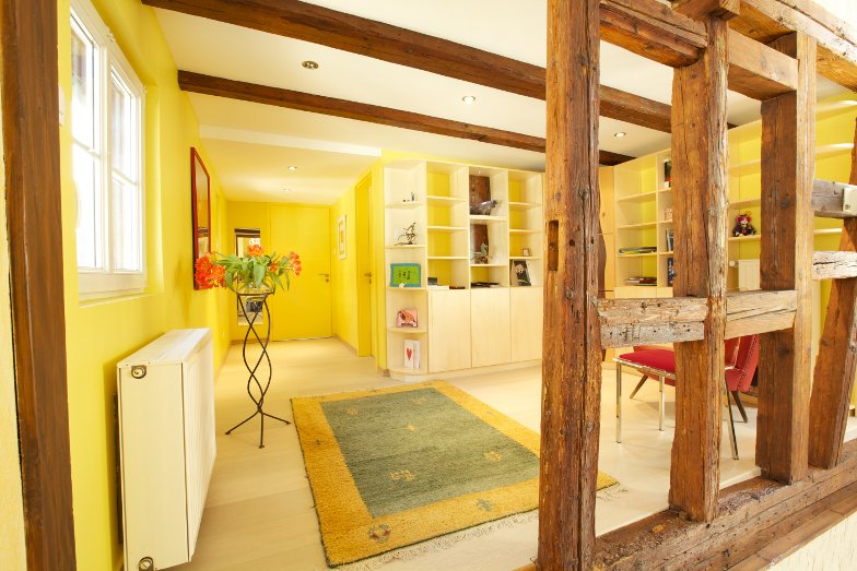 Rénovation maison alsacienne à colombages