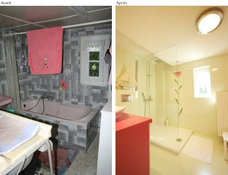 Rénovation maison alsacienne avant après
